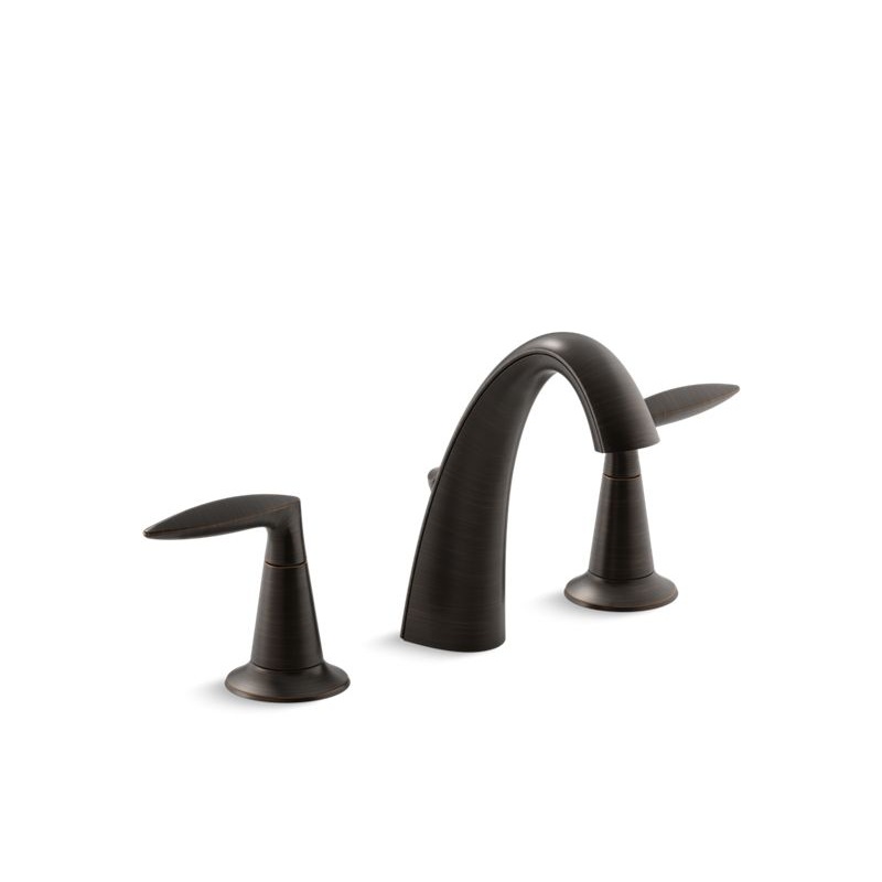 KOHLER K-45102-4-2BZ Alteo Widespread Bathroom Sink Faucet, 1.2 Gpm In Oil-Rubbed Bronze