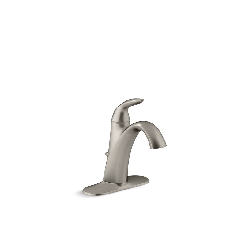 KOHLER K-45800-4-BN Alteo Single-Handle Bathroom Sink Faucet, 1.2 Gpm In Vibrant Brushed Nickel