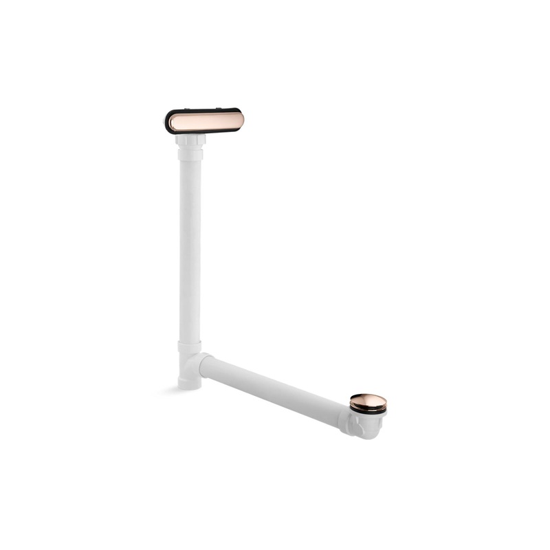 KOHLER K-7272-RGD Clearflo Slotted Overflow Bath Drain In Vibrant Rose Gold