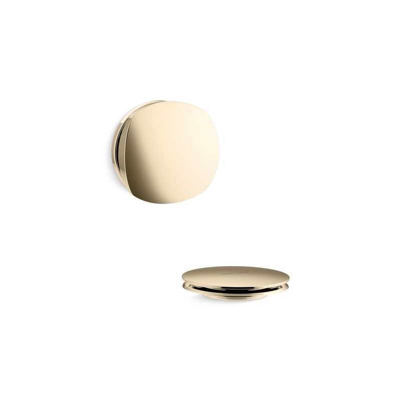 KOHLER K-T37391-AF Pureflo Rotary-Turn Bath Drain Trim In Vibrant French Gold