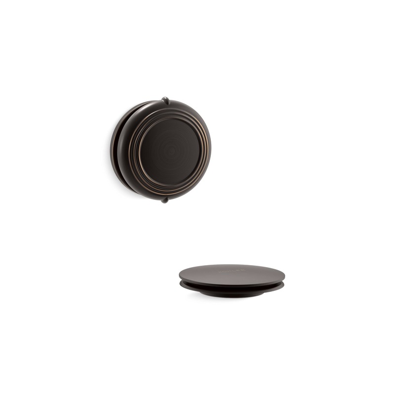 KOHLER K-T37393-2BZ Pureflo Traditional Rotary-Turn Bath Drain Trim In Oil-Rubbed Bronze