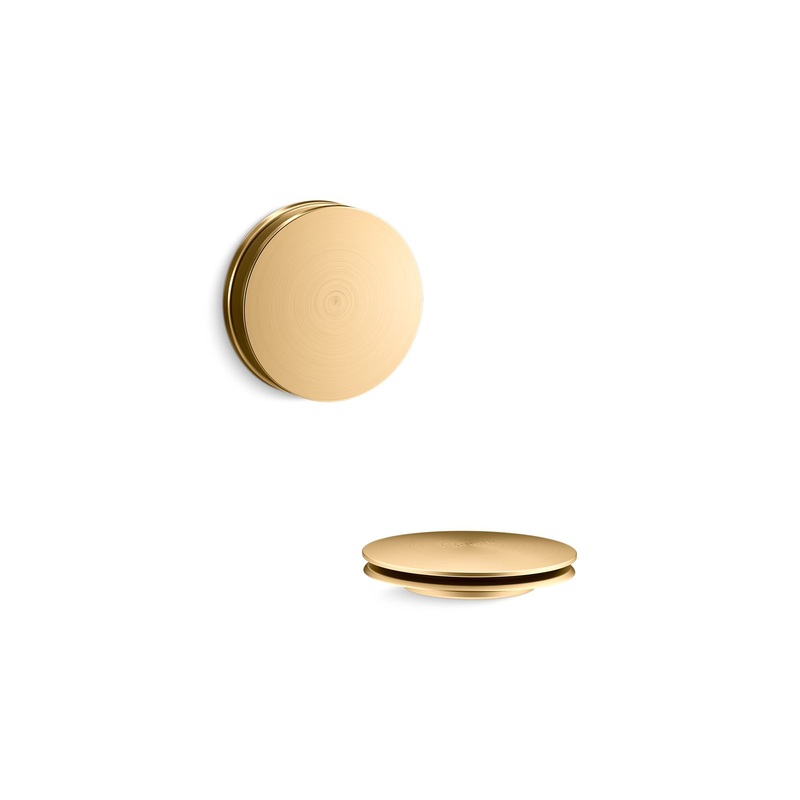 KOHLER K-T37395-2MB Pureflo Bath Drain Trim In Vibrant Brushed Moderne Brass