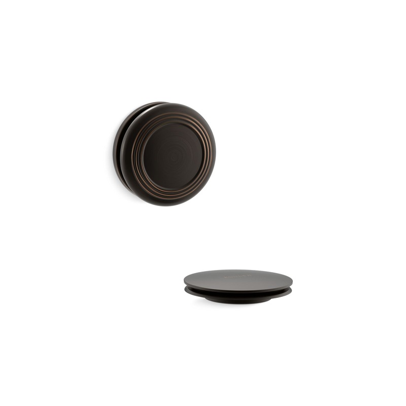 KOHLER K-T37396-2BZ Pureflo Traditional Push-Button Bath Drain Trim In Oil-Rubbed Bronze