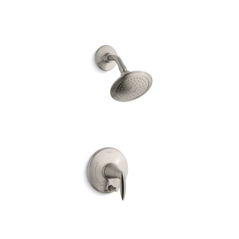 KOHLER K-T45108-4-BN Alteo Rite-Temp Shower Trim Kit With Push-Button Diverter And Lever Handle, 2.5 Gpm In Vibrant Brushed Nickel