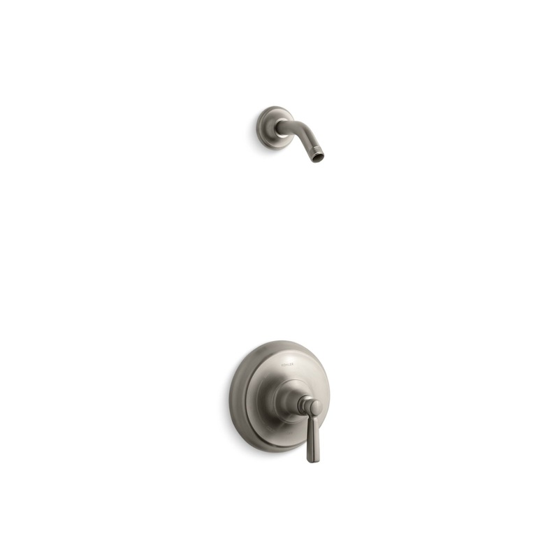 KOHLER K-TLS10583-4-BN Bancroft Rite-Temp Shower Trim Kit, Without Showerhead In Vibrant Brushed Nickel