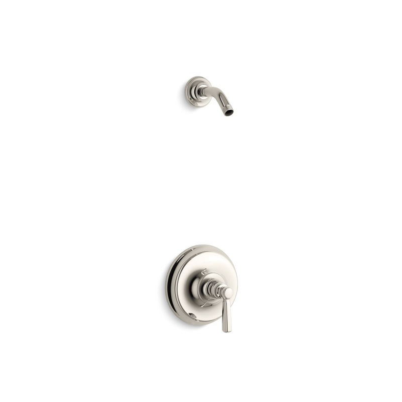 KOHLER K-TLS10583-4-SN Bancroft Rite-Temp Shower Trim Kit, Without Showerhead In Vibrant Polished Nickel