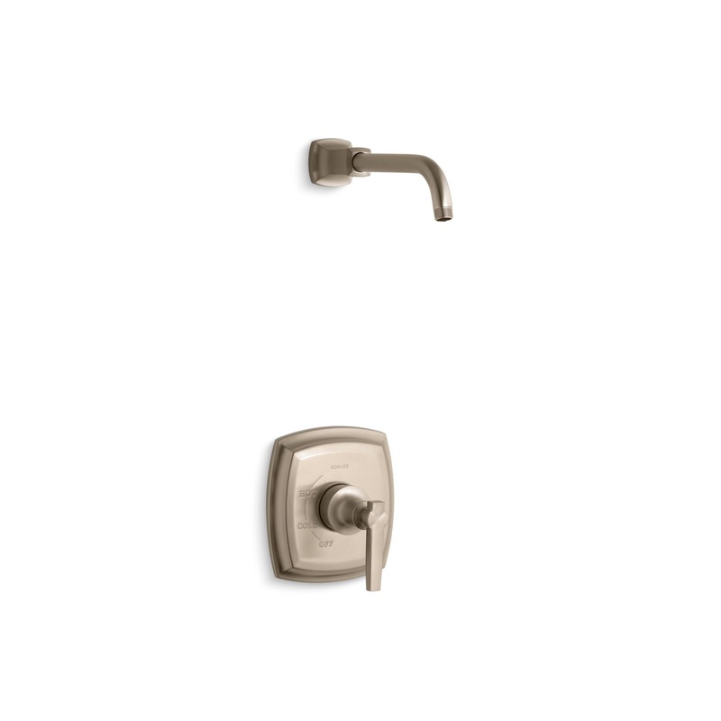 KOHLER K-TLS16234-4-BV Margaux Rite-Temp Shower Trim Kit, Without Showerhead In Vibrant Brushed Bronze