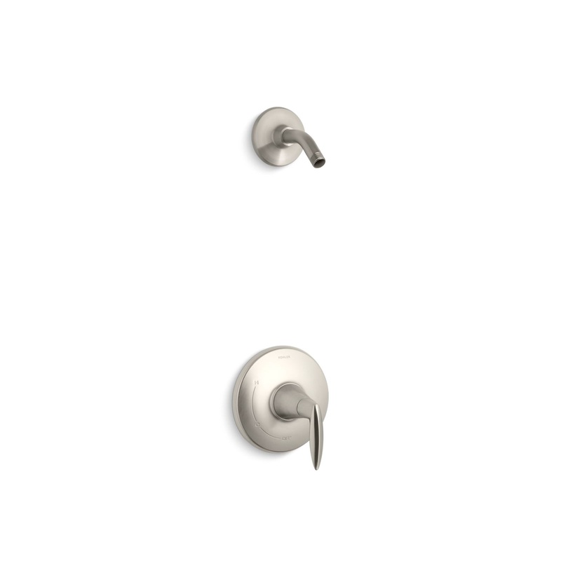 KOHLER K-TLS45106-4-BN Alteo Rite-Temp Shower Trim Kit, Without Showerhead In Vibrant Brushed Nickel