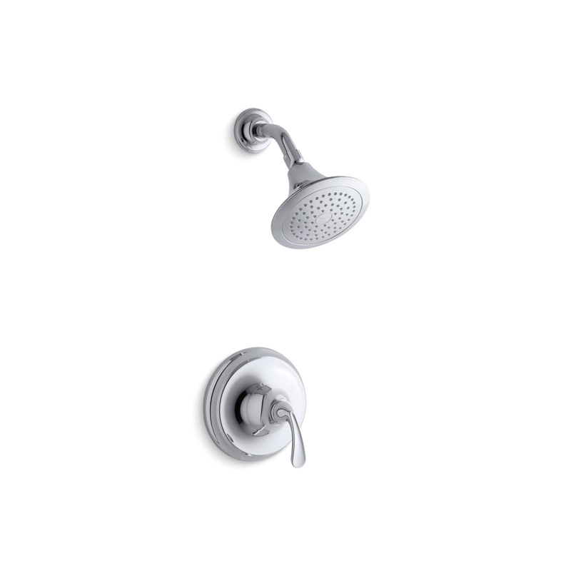 KOHLER K-TS10276-4-CP Forte Rite-Temp Shower Trim Kit, 2.5 Gpm In Polished Chrome
