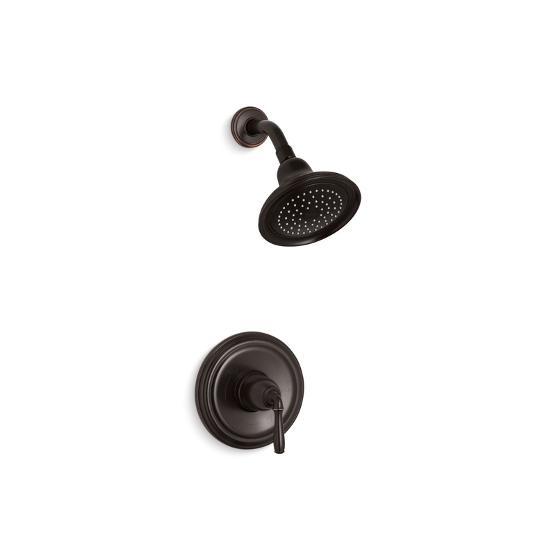 KOHLER K-TS396-4-2BZ Devonshire Rite-Temp Shower Trim Kit, 2.5 Gpm In Oil-Rubbed Bronze
