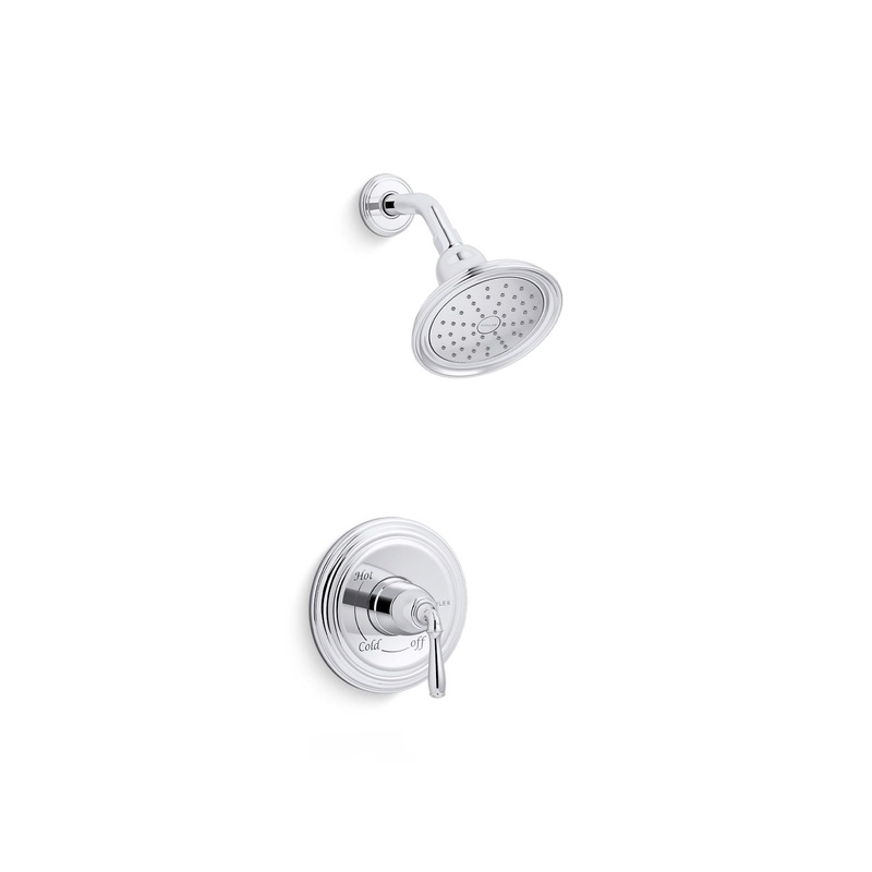 KOHLER K-TS396-4G-CP Devonshire Rite-Temp Shower Trim Kit, 1.75 Gpm In Polished Chrome