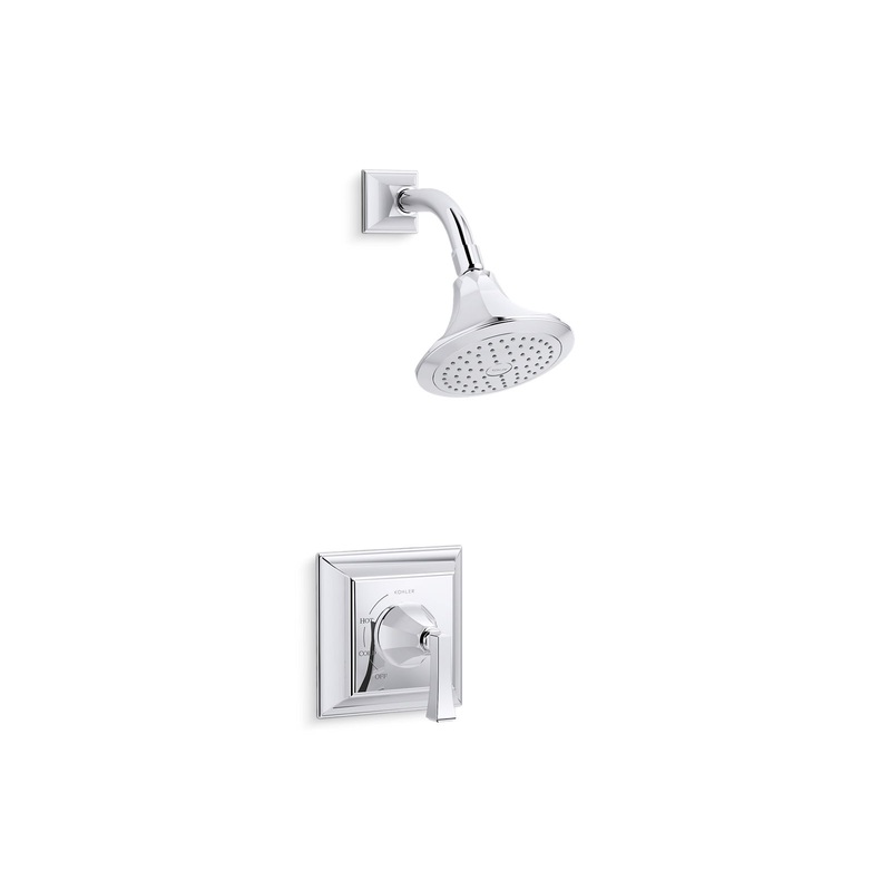 KOHLER K-TS462-4V-CP Memoirs Stately Rite-Temp Shower Trim Kit, 2.5 Gpm In Polished Chrome
