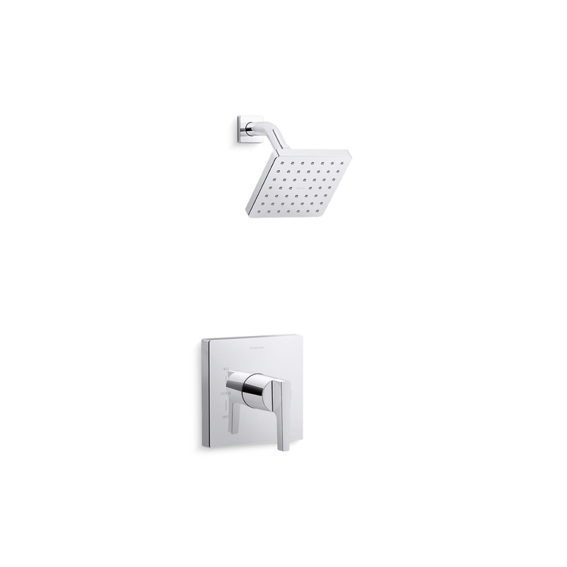 KOHLER K-TS99764-4G-CP Honesty Rite-Temp Shower Trim Kit, 1.75 Gpm In Polished Chrome