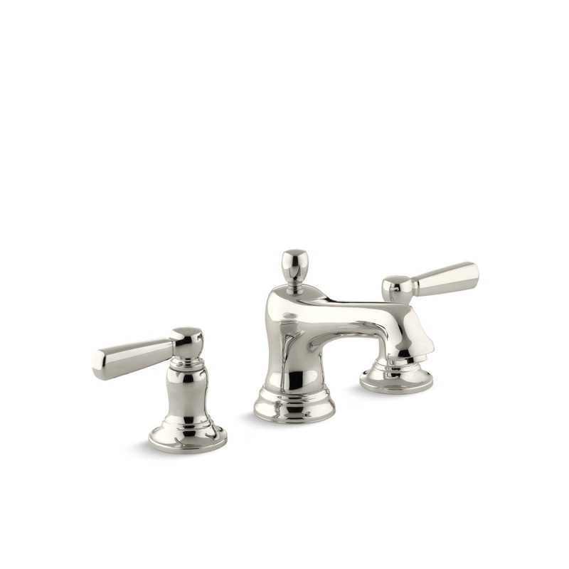 KOHLER K-10577-4-SN Bancroft Widespread Bathroom Sink Faucet, 1.2 Gpm In Vibrant Polished Nickel
