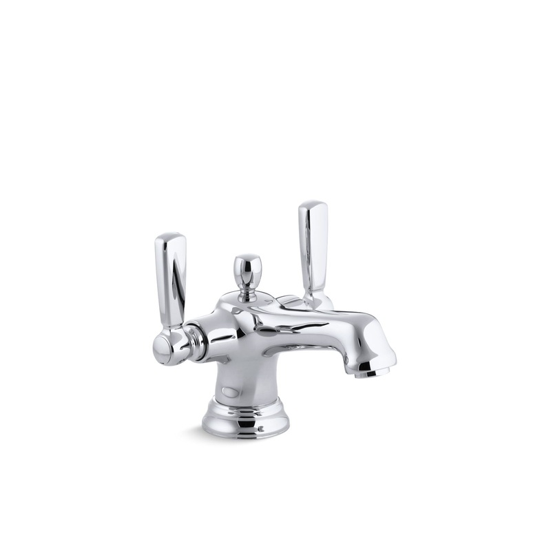 KOHLER K-10579-4-CP Bancroft Monoblock Bathroom Sink Faucet, 1.2 Gpm In Polished Chrome