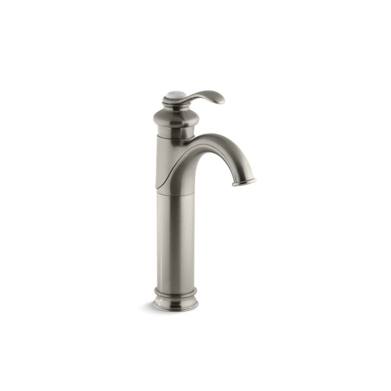 KOHLER K-12183-BN Fairfax Tall Bathroom sink faucet with single lever handle