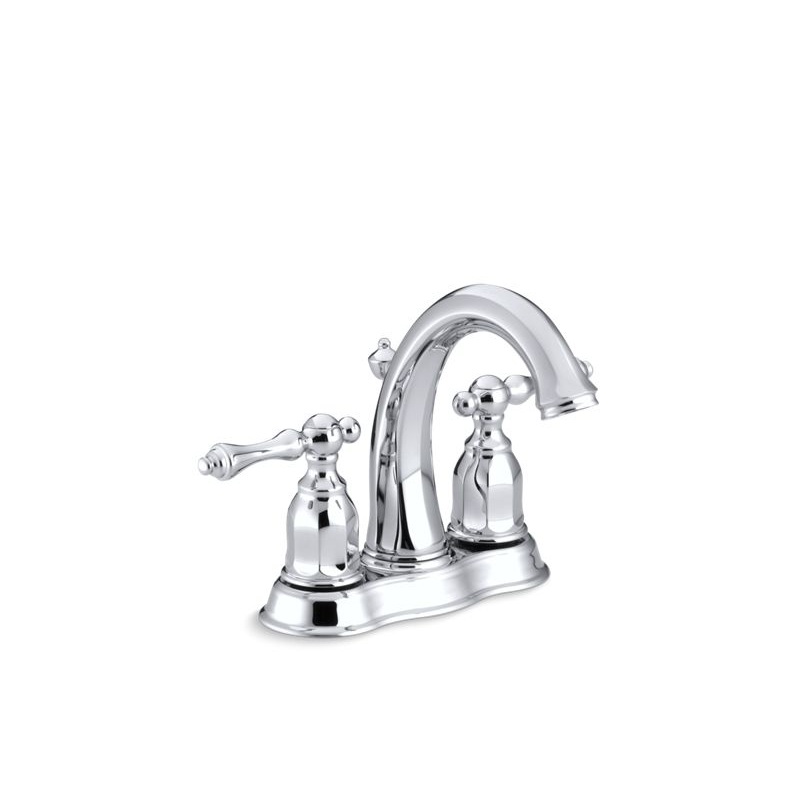 KOHLER K-13490-4-CP Kelston Centerset Bathroom Sink Faucet, 1.2 Gpm In Polished Chrome