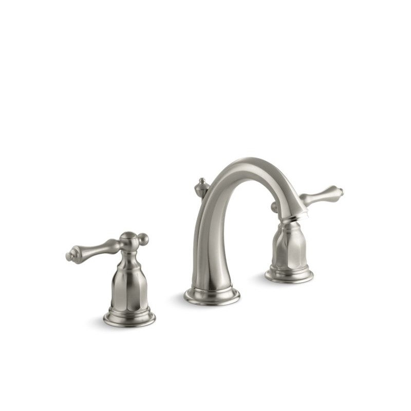 KOHLER K-13491-4-BN Kelston Widespread Bathroom Sink Faucet, 1.2 Gpm In Vibrant Brushed Nickel