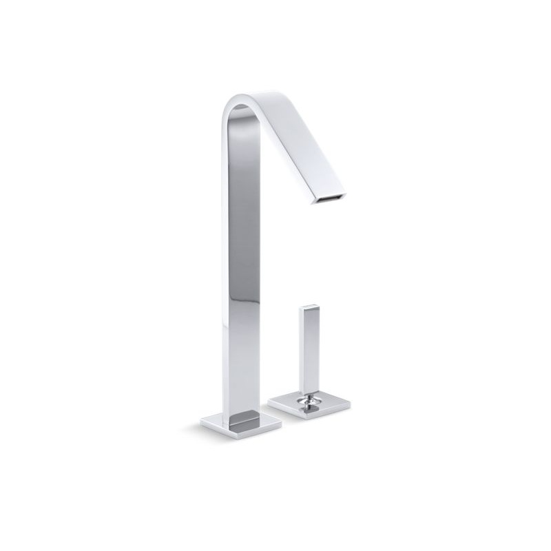 KOHLER K-14660-4-CP Polished Chrome Loure Tall Single-handle bathroom sink faucet, 1.2 gpm