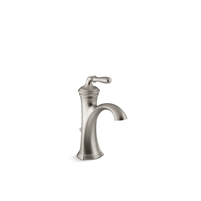 KOHLER K-193-4-BN Devonshire Single-Handle Bathroom Sink Faucet, 1.2 Gpm In Vibrant Brushed Nickel