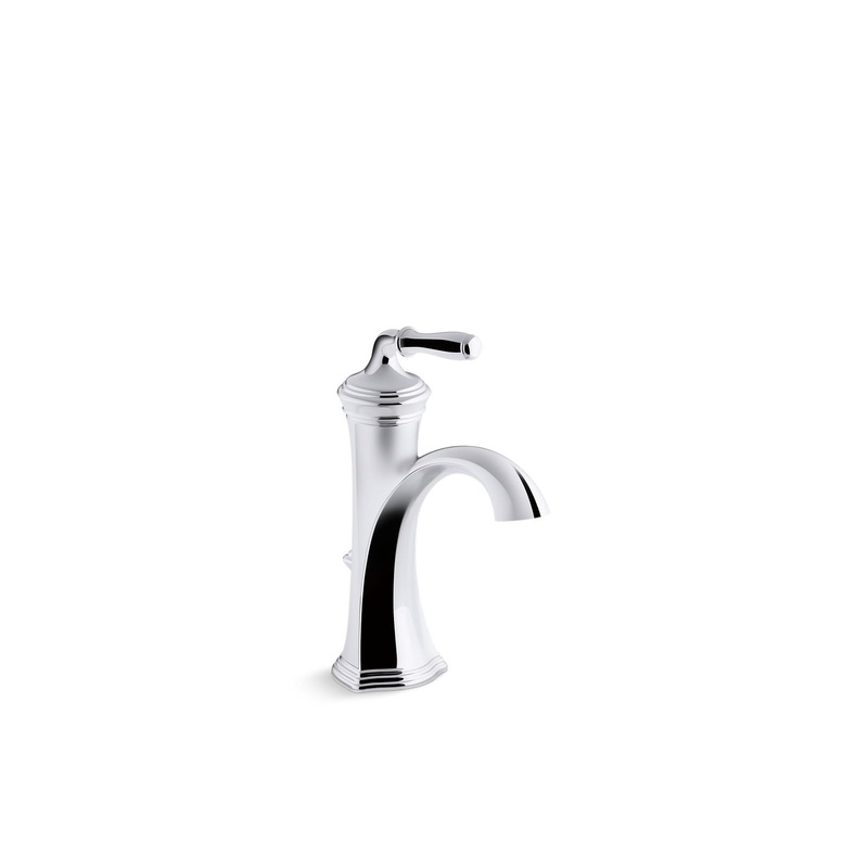 KOHLER K-193-4-CP Devonshire Single-Handle Bathroom Sink Faucet, 1.2 Gpm In Polished Chrome