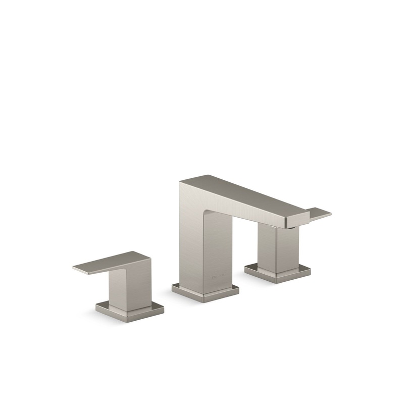 KOHLER K-23255-4-BN Honesty Widespread Bathroom Sink Faucet, 1.2 Gpm In Vibrant Brushed Nickel