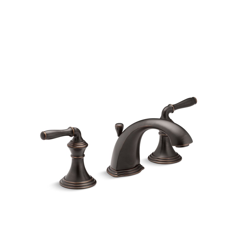 KOHLER K-394-4-2BZ Devonshire Widespread Bathroom Sink Faucet, 1.2 Gpm In Oil-Rubbed Bronze