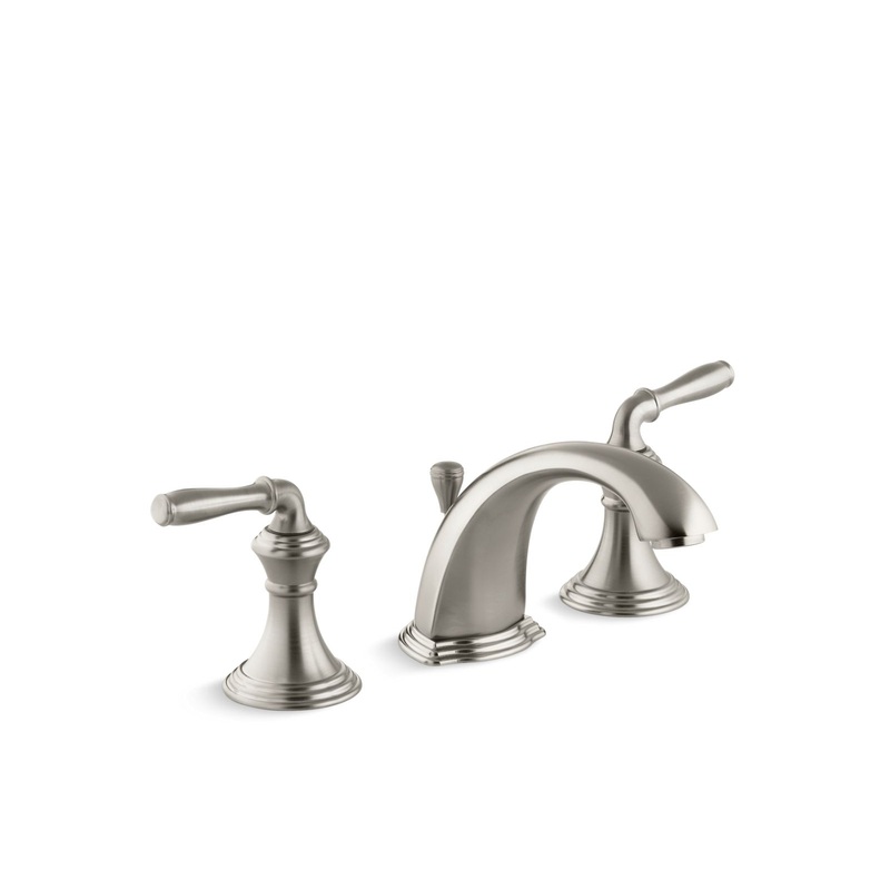 KOHLER K-394-4-BN Devonshire Widespread Bathroom Sink Faucet, 1.2 Gpm In Vibrant Brushed Nickel