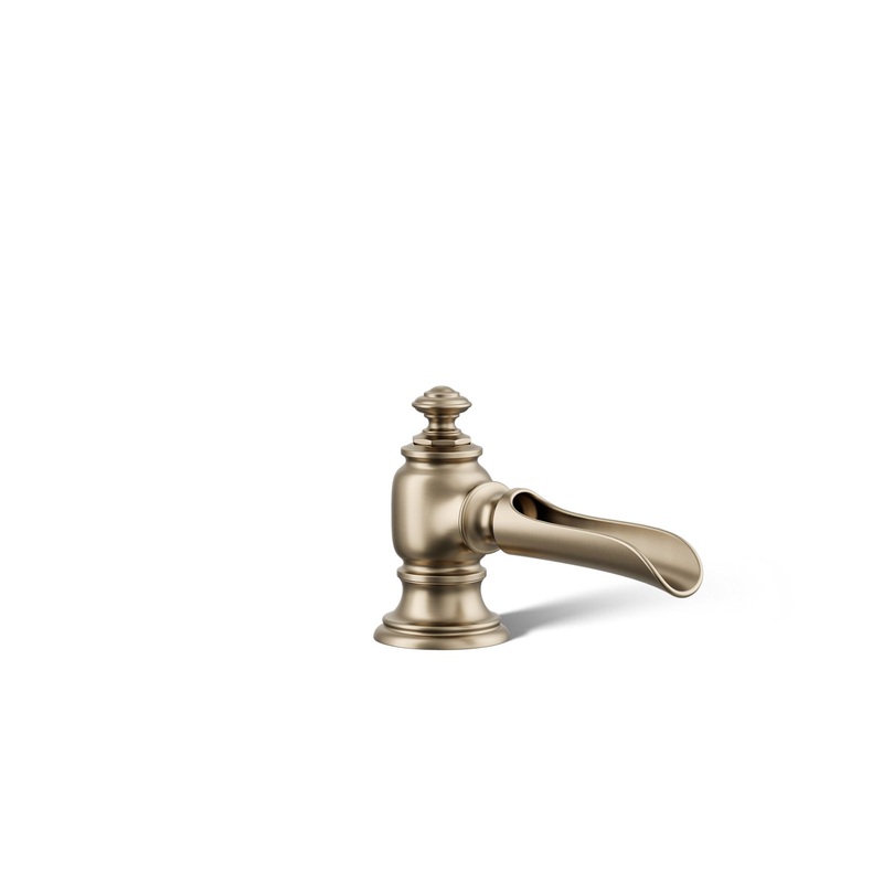 KOHLER K-72761-BV Artifacts With Flume Design Bathroom Sink Faucet Spout With Flume Design, 1.2 Gpm In Vibrant Brushed Bronze