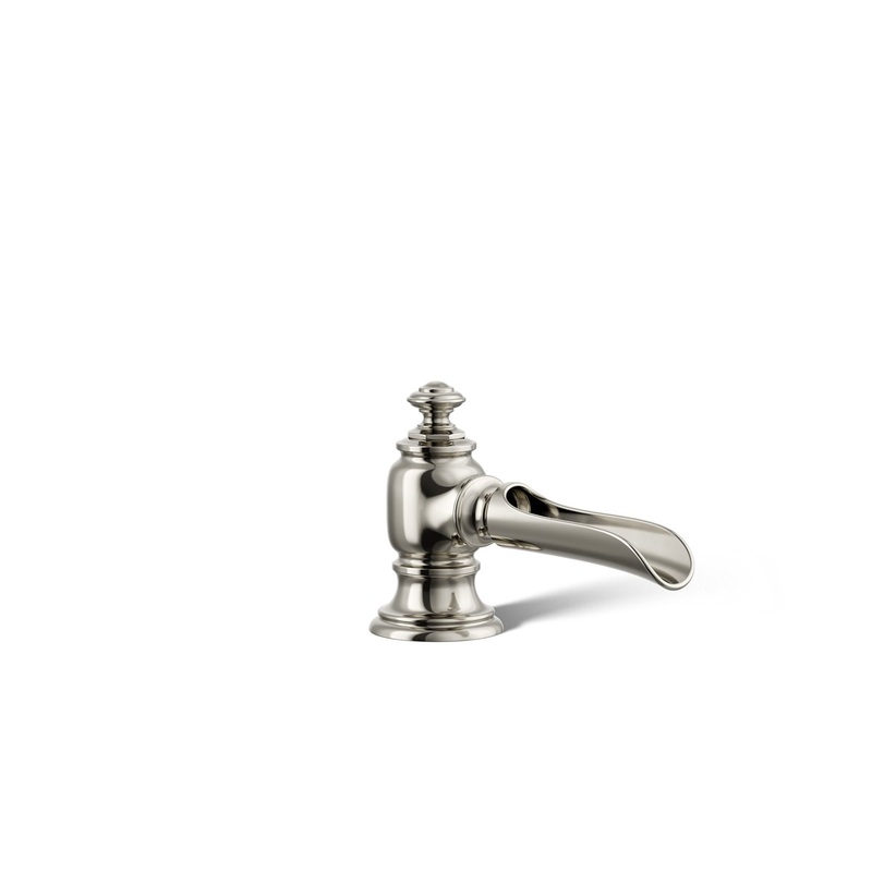 KOHLER K-72761-SN Artifacts With Flume Design Bathroom Sink Faucet Spout With Flume Design, 1.2 Gpm In Vibrant Polished Nickel