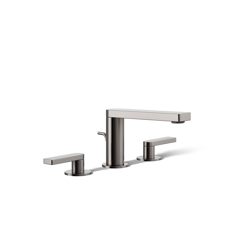KOHLER K-73060-4-TT Composed Widespread Bathroom Sink Faucet With Lever Handles, 1.2 Gpm In Vibrant Titanium