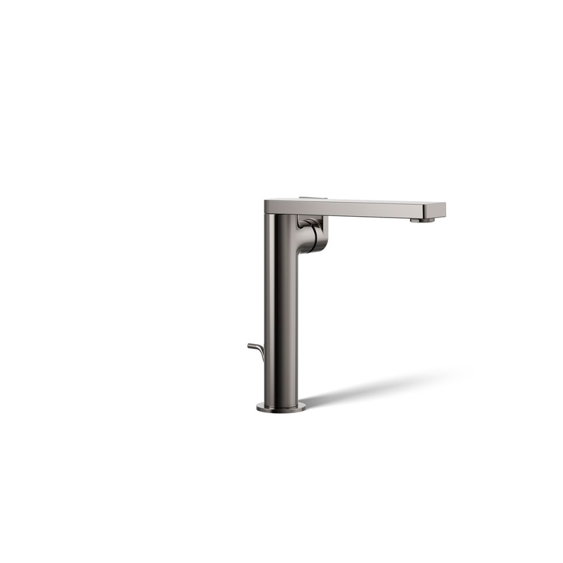 KOHLER K-73168-4-TT Composed Tall Single-Handle Bathroom Sink Faucet With Lever Handle, 1.2 Gpm In Vibrant Titanium