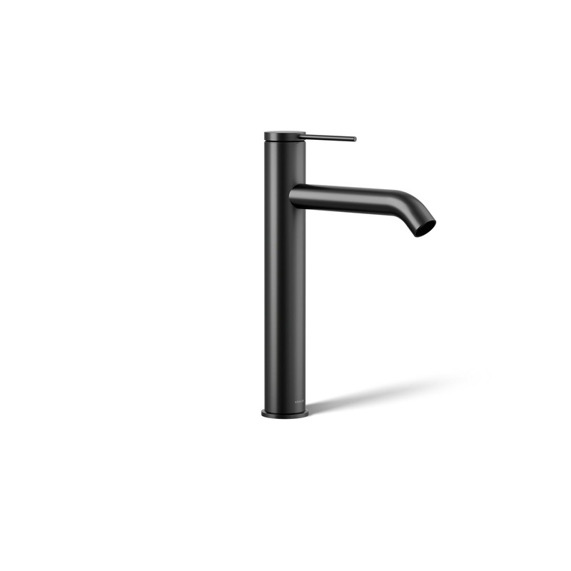 KOHLER K-77959-4A-BL Components Tall Single-Handle Bathroom Sink Faucet, 1.2 Gpm In Matte Black