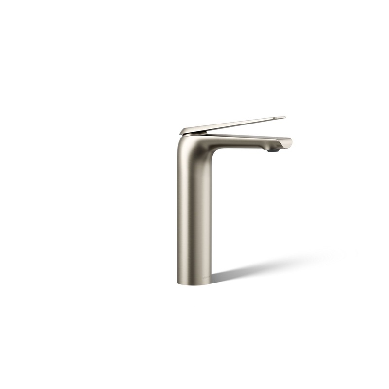 KOHLER K-97347-4-BN Avid Tall Single-Handle Bathroom Sink Faucet, 1.2 Gpm In Vibrant Brushed Nickel