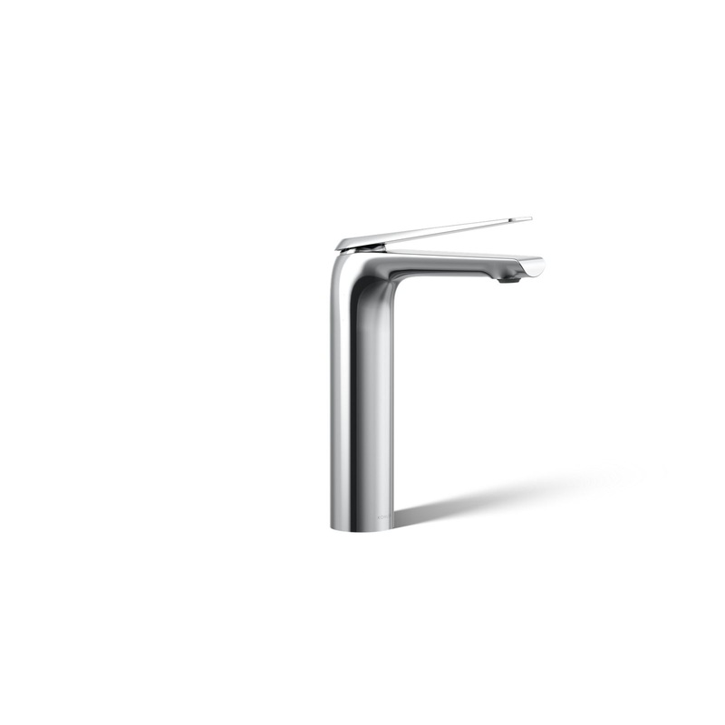 KOHLER K-97347-4-CP Avid Tall Single-Handle Bathroom Sink Faucet, 1.2 Gpm In Polished Chrome