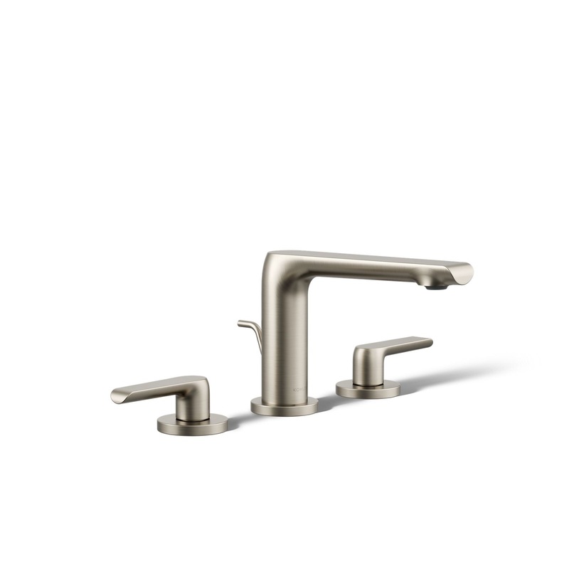 KOHLER K-97352-4-BN Avid Widespread Bathroom Sink Faucet, 1.2 Gpm In Vibrant Brushed Nickel