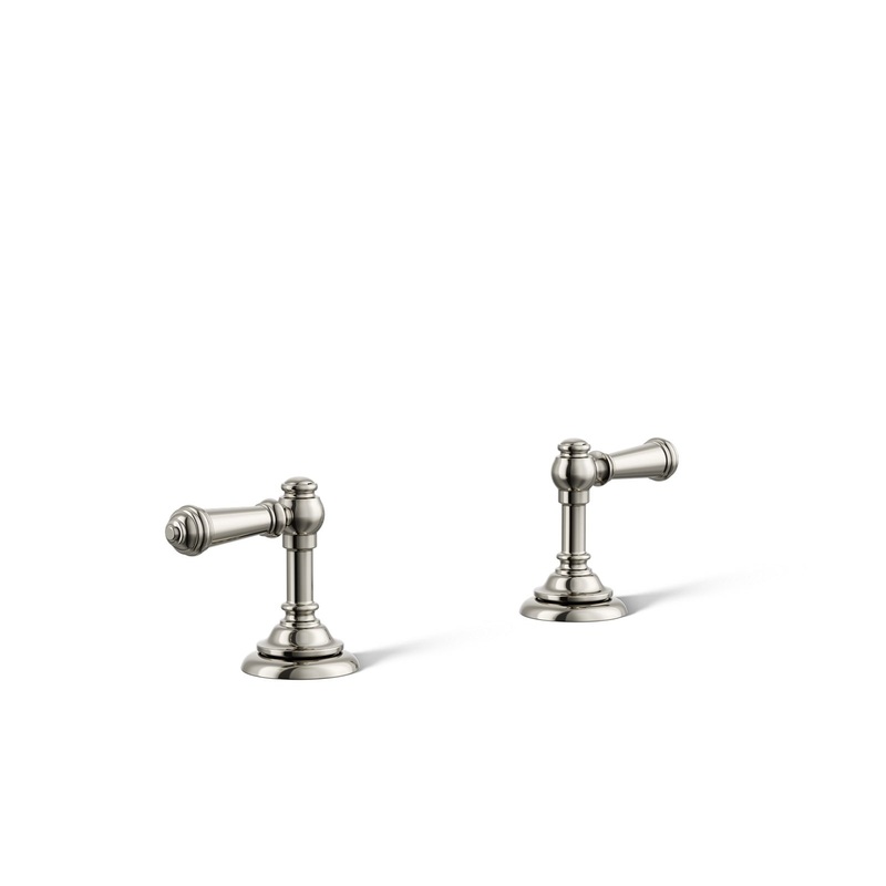 KOHLER K-98068-4-SN Artifacts Lever Bathroom Sink Faucet Handles In Vibrant Polished Nickel