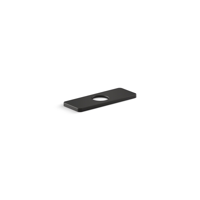 KOHLER K-23481-BL Parallel Escutcheon Plate In Matte Black
