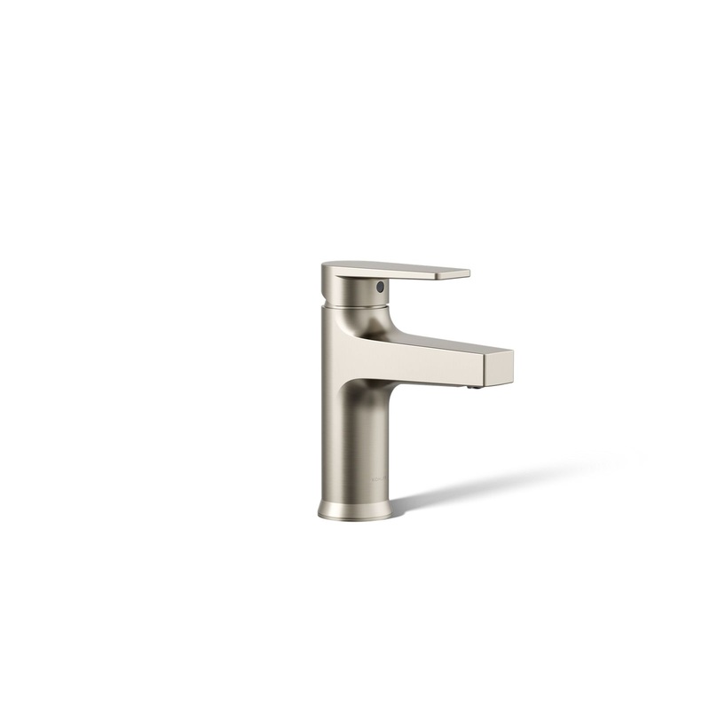 KOHLER K-74013-4-BN Taut Single-Handle Bathroom Sink Faucet, 1.2 Gpm In Vibrant Brushed Nickel