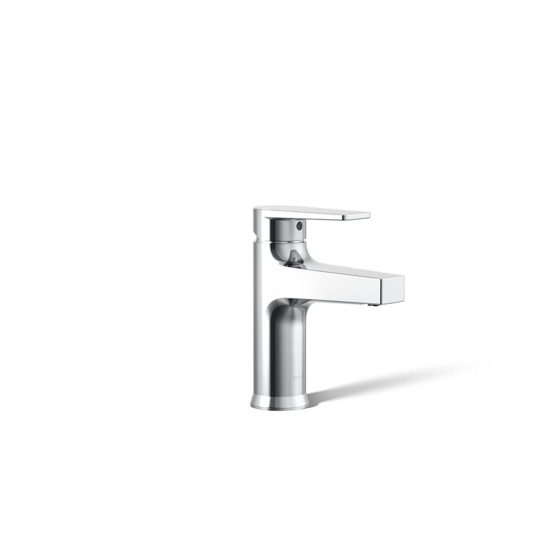 KOHLER K-74013-4-CP Taut Single-Handle Bathroom Sink Faucet, 1.2 Gpm In Polished Chrome
