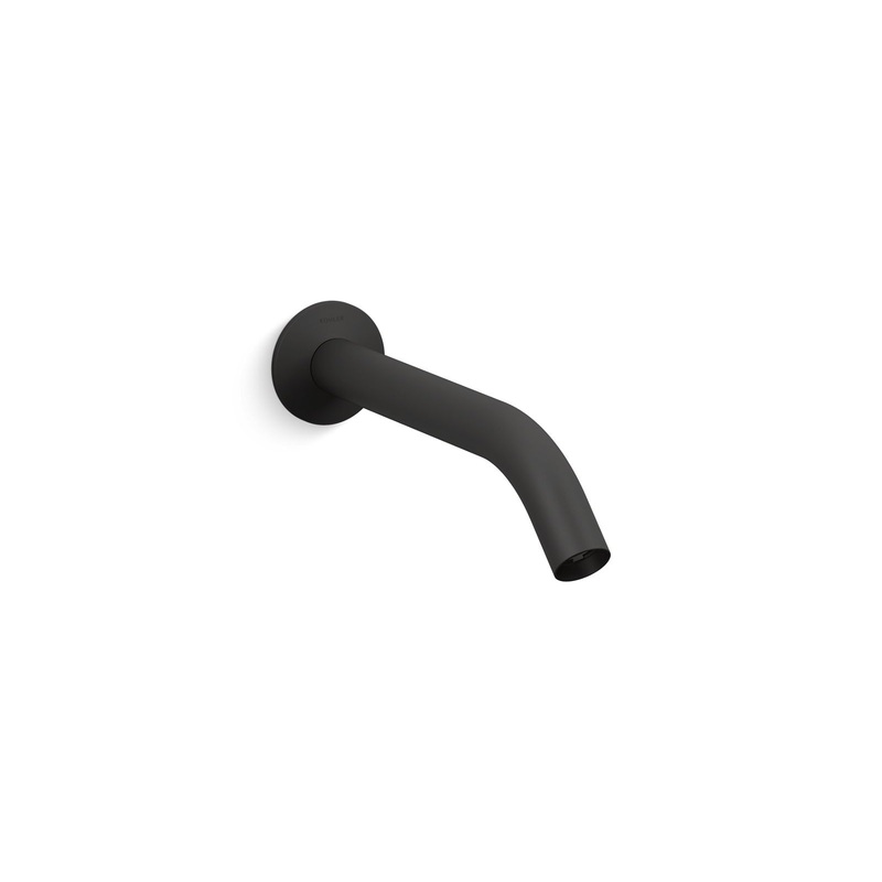 KOHLER K-77999-BL Components Wall-Mount Bath Spout In Matte Black