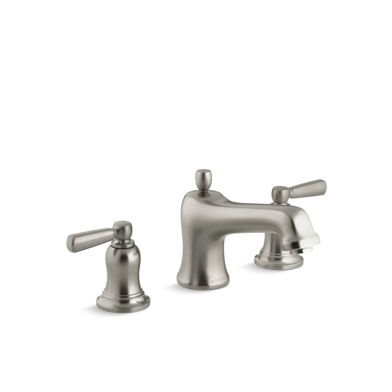 KOHLER K-T10585-4-BN Bancroft Deck-Mount Bath Faucet Trim In Vibrant Brushed Nickel