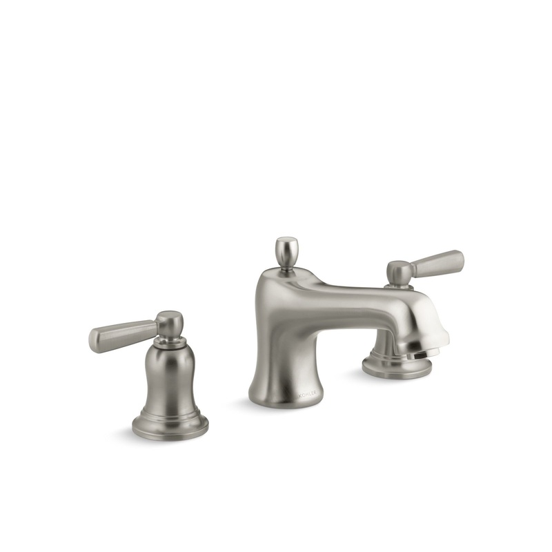 KOHLER K-T10592-4-BN Bancroft Deck-Mount Bath Faucet Trim With Diverter In Vibrant Brushed Nickel