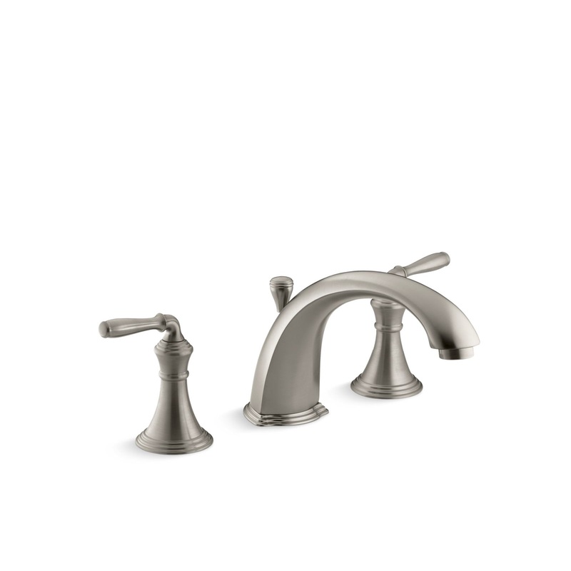 KOHLER K-T387-4-BN Devonshire Deck-Mount Bath Faucet Trim With Diverter In Vibrant Brushed Nickel