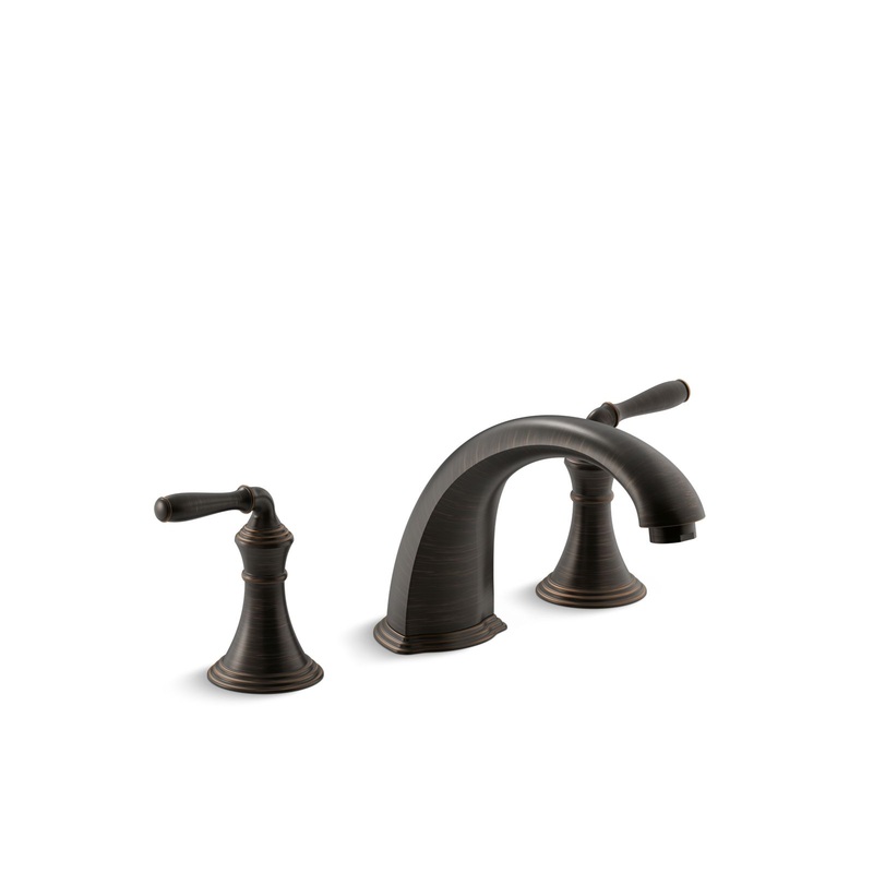 KOHLER K-T398-4-2BZ Devonshire Deck-Mount Bath Faucet Trim In Oil-Rubbed Bronze