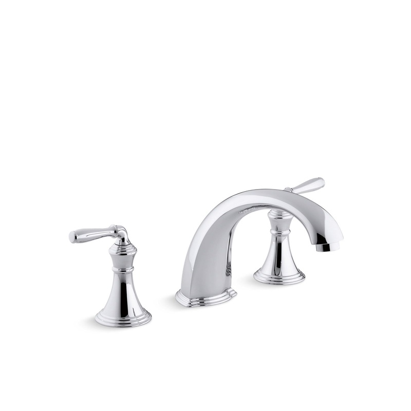 KOHLER K-T398-4-CP Devonshire Deck-Mount Bath Faucet Trim In Polished Chrome