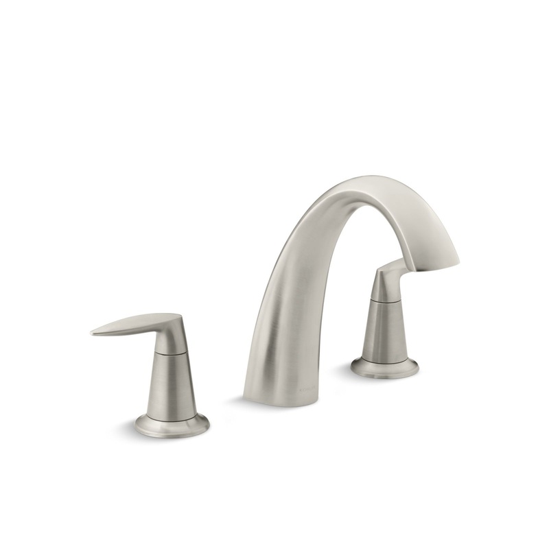 KOHLER K-T45115-4-BN Alteo Deck-Mount Bath Faucet Trim In Vibrant Brushed Nickel