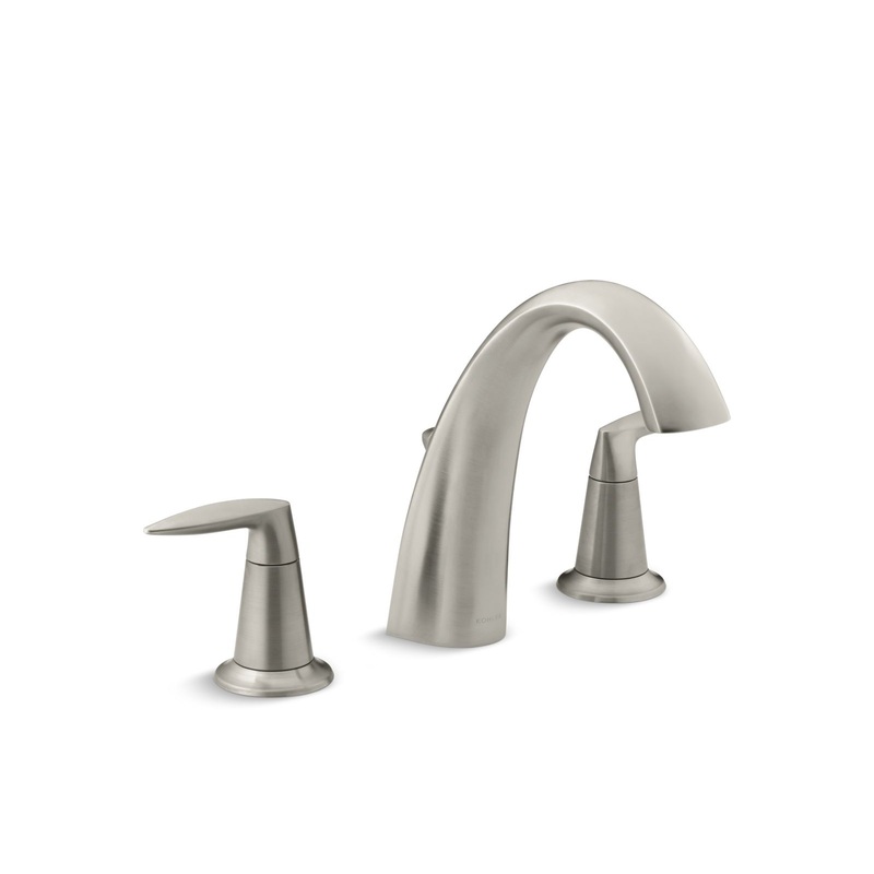 KOHLER K-T45117-4-BN Alteo Deck-Mount Bath Faucet Trim With Diverter In Vibrant Brushed Nickel