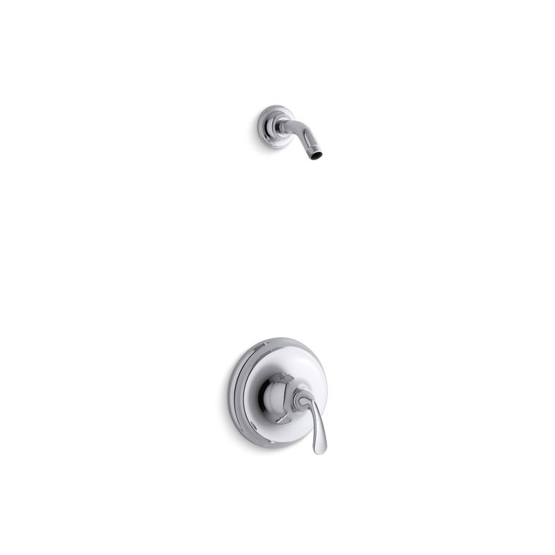 KOHLER K-TLS10276-4-CP Forte Rite-Temp Shower Trim Kit, Without Showerhead In Polished Chrome