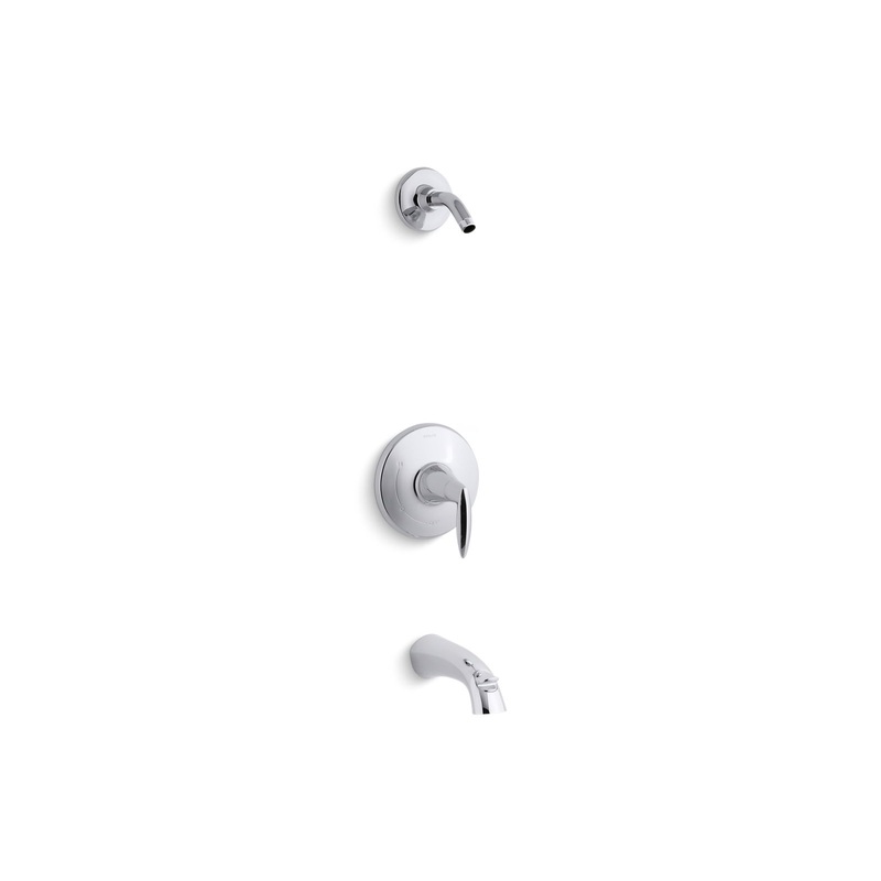 KOHLER K-TLS45104-4-CP Alteo Rite-Temp Bath And Shower Trim Kit, Without Showerhead In Polished Chrome